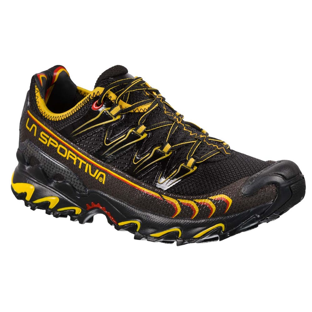 La Sportiva Ultra Raptor Men's Trail Running Shoes - Black/Yellow - AU-179086